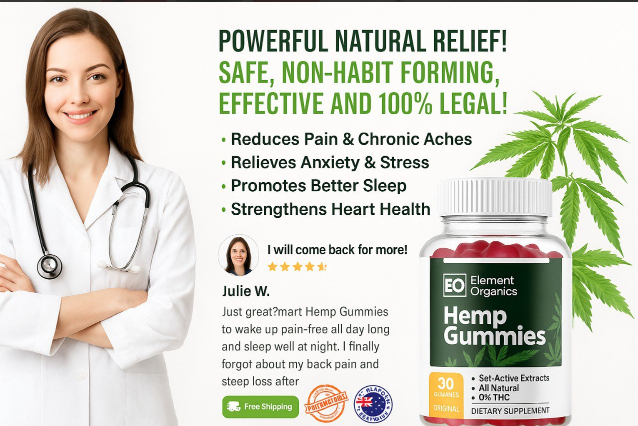 Element Organics Hemp Gummies Australia Price