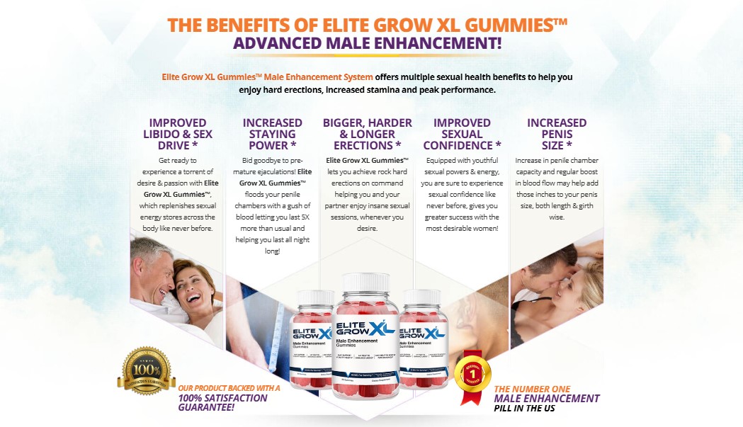 Elite Grow XL Male Enhancement Gummies 1