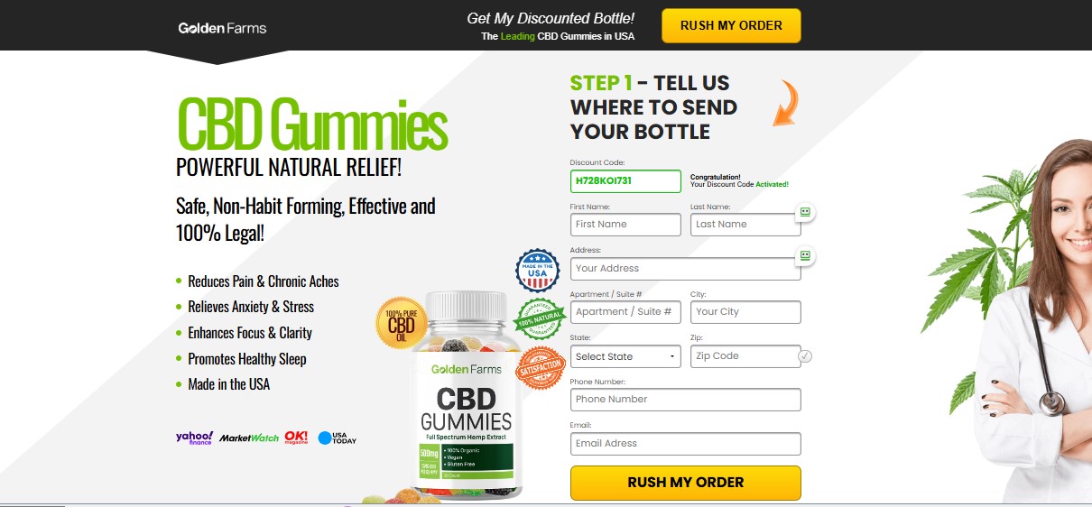 Golden Fountain Farms CBD Gummies 1