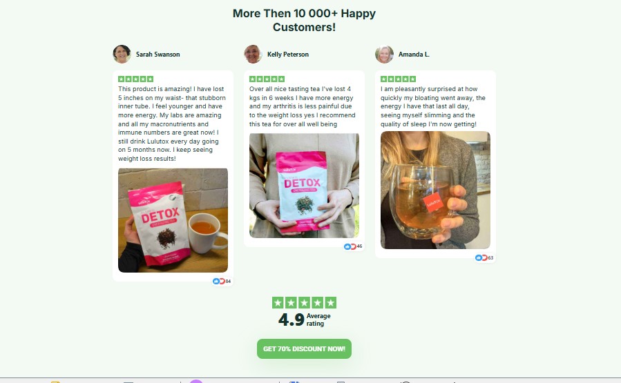 Lulutox Detox Tea Australia