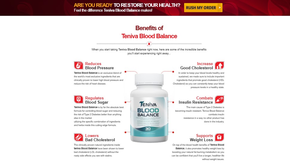 Teniva Blood Balance Supplement