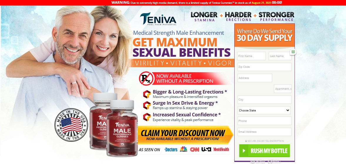 Teniva Male Enhancement Gummies 2