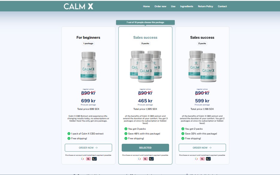 Calm X CBD Capsules Reviews