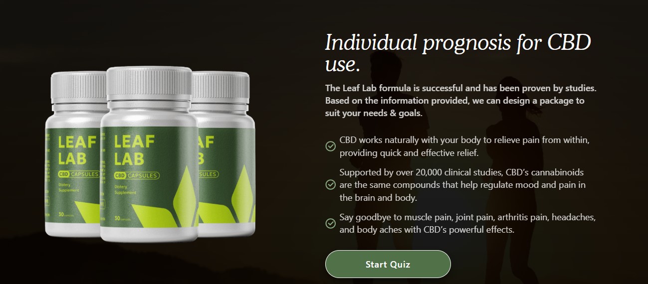 Leaf Lab CBD Capsules UK