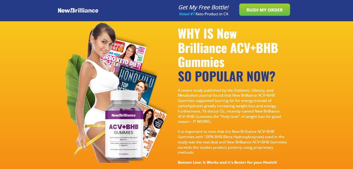 New Brilliance ACV BHB Gummies Canada