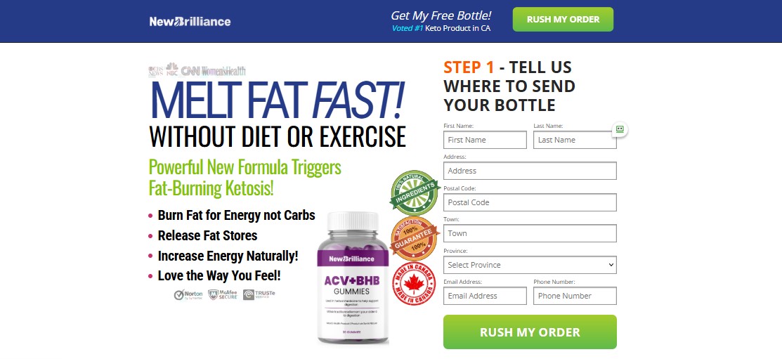 New Brilliance ACV BHB Gummies