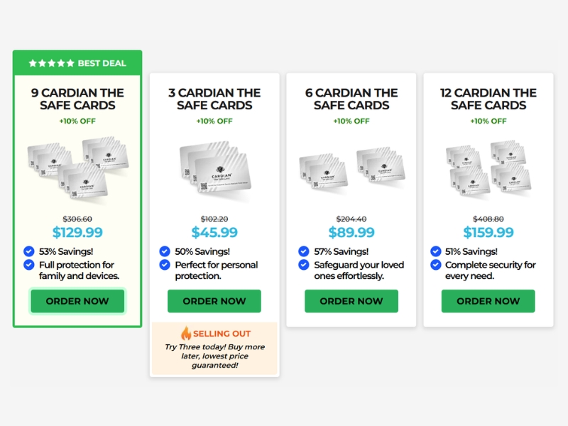 safe card reviews