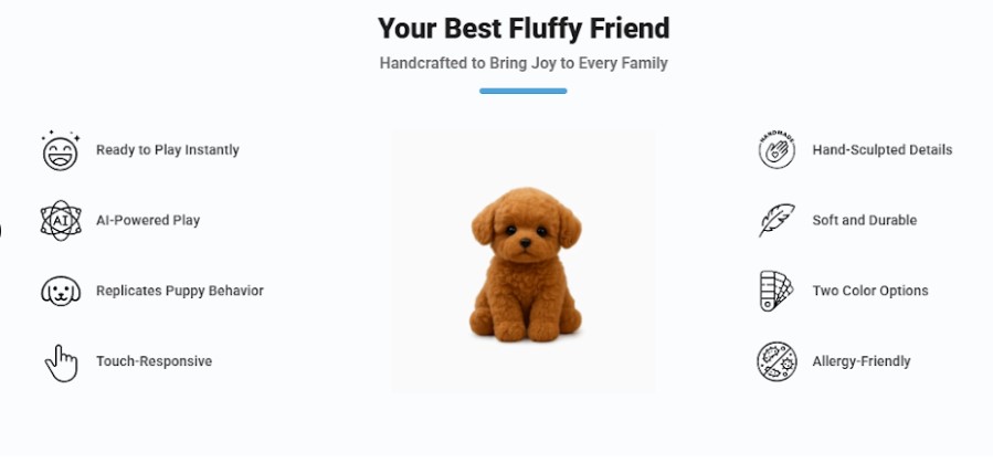 wuffy robot puppy canada