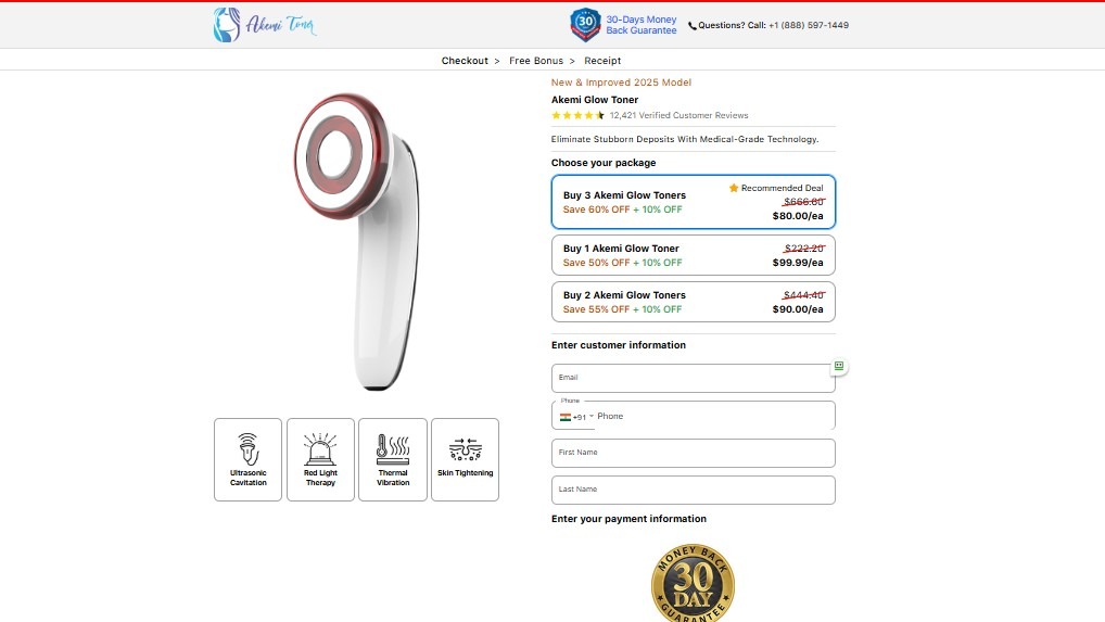 Akemi Glow Toner Reviews