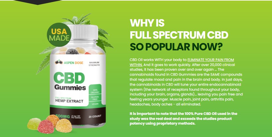 Aspen Dose CBD Gummies Review