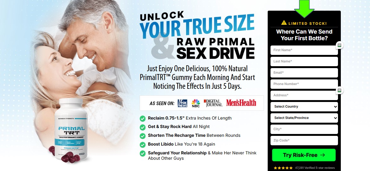 PrimalTRT Male Enhancement 1