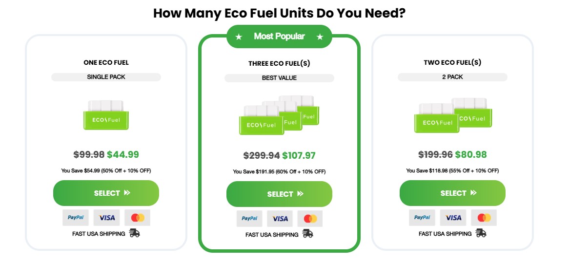 Eco Fuel Price