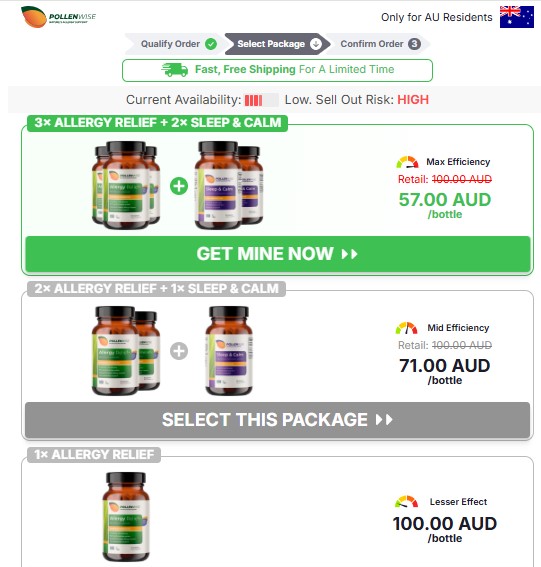 POLLENWISE Allergy Relief Price