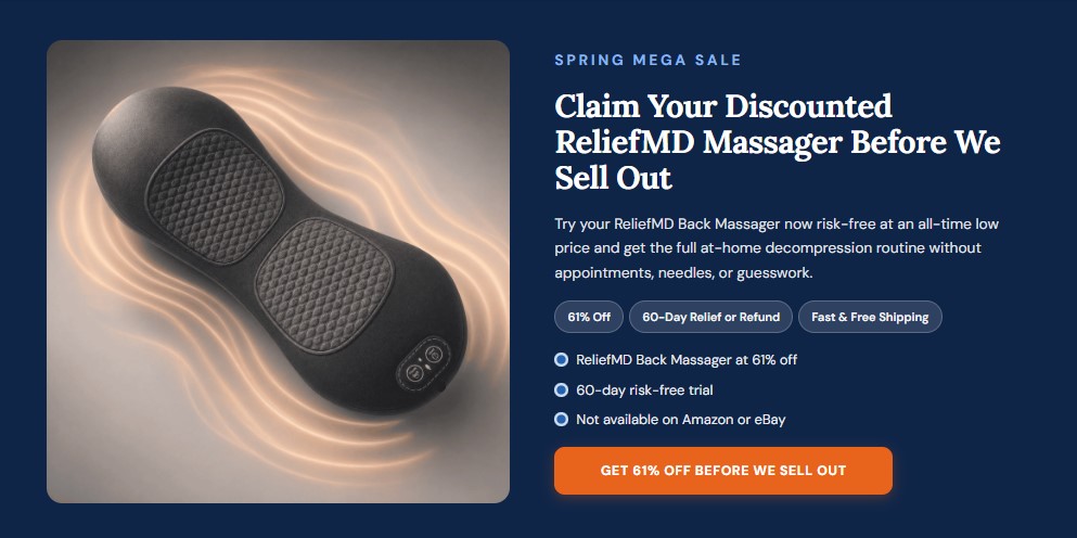 ReliefMD Back Massager Official