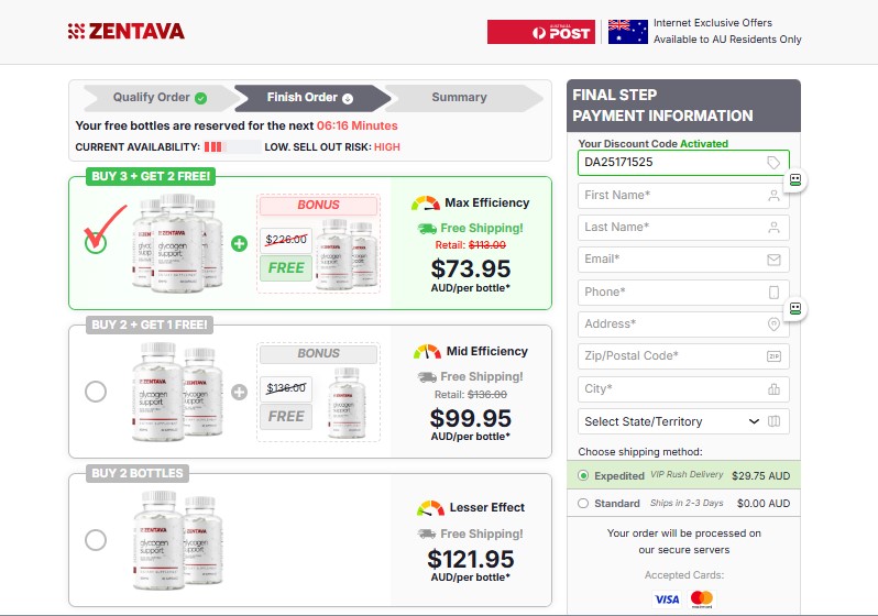 Zentava Glycogen Control Price