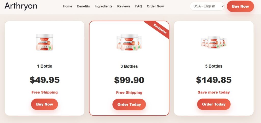 Arthryon Heat Relief Cream Price