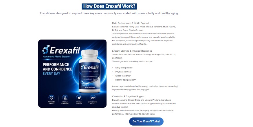 Erexafil Work