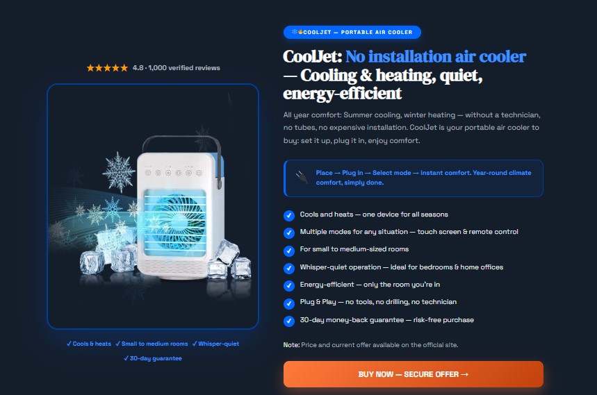 cooljet portable ac 1