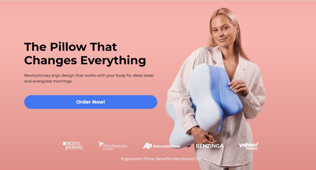 Derila ERGO Memory Foam Pillow Canada