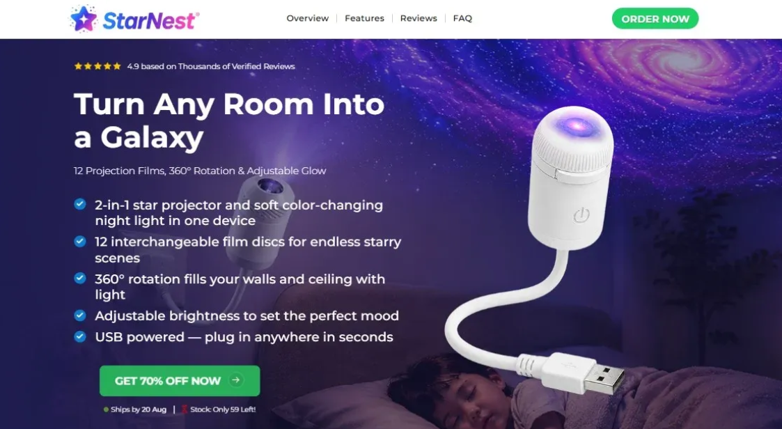 StarNest Projector Benefits