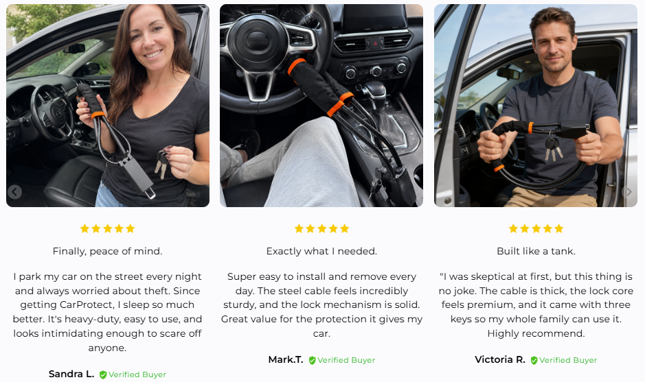 CarProtect Steering Wheel Lock
