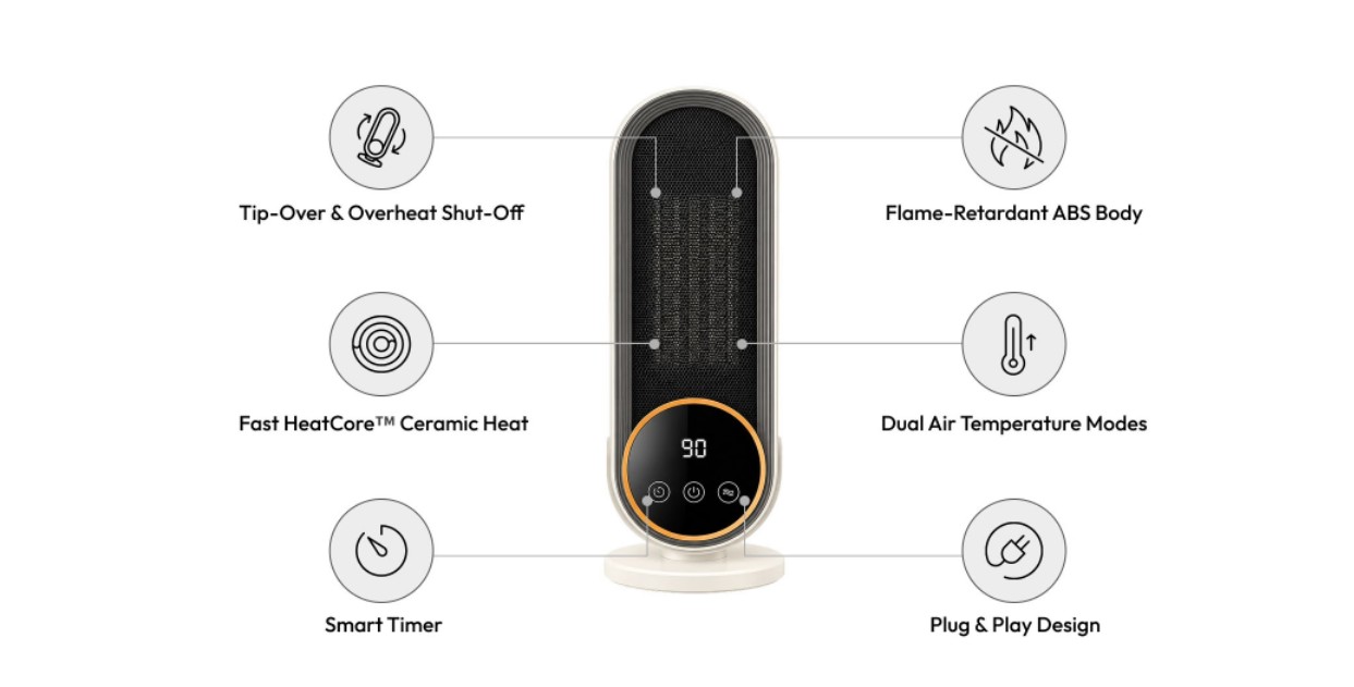 Heatomi Portable Heater Benefits