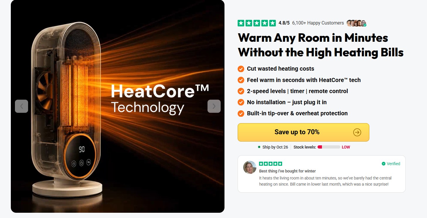 Heatomi Portable Heater Reviews