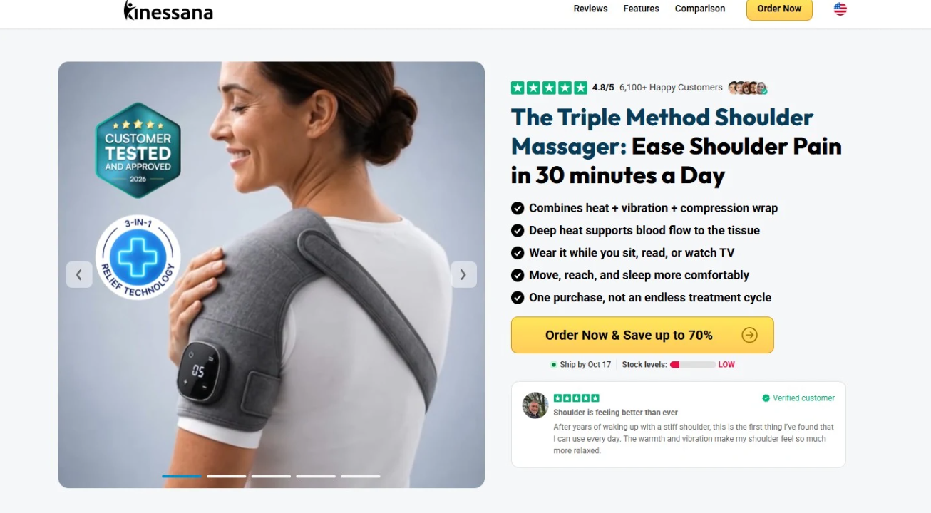 Kinessana Shoulder Massager Reviews